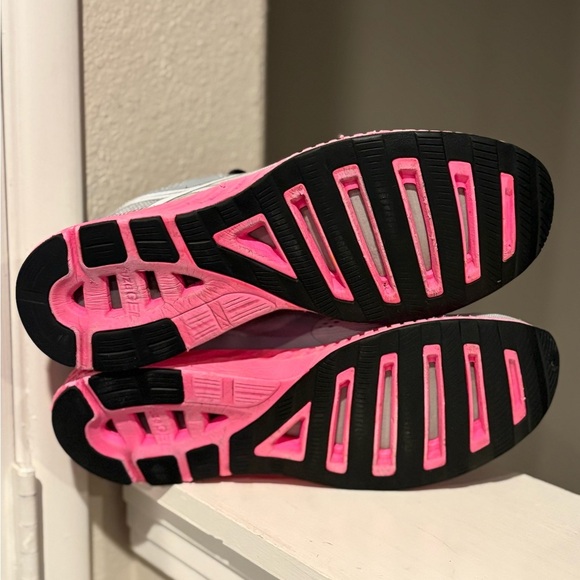 Asics FuzeX Lyte Athletic Running Shoes Sneakers Gray Pink T670N Women’s Sz 11.5 - Picture 11 of 11